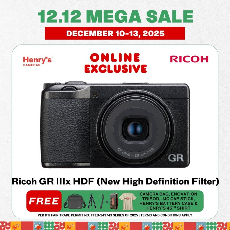 Ricoh GR IIIx HDF (New High Definition Filter) Digital Camera